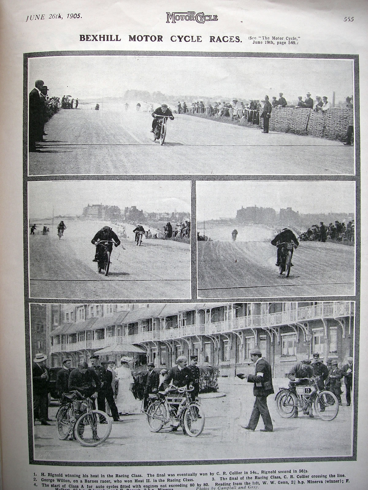 Bexhill motorcycle races 1905
